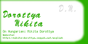 dorottya mikita business card